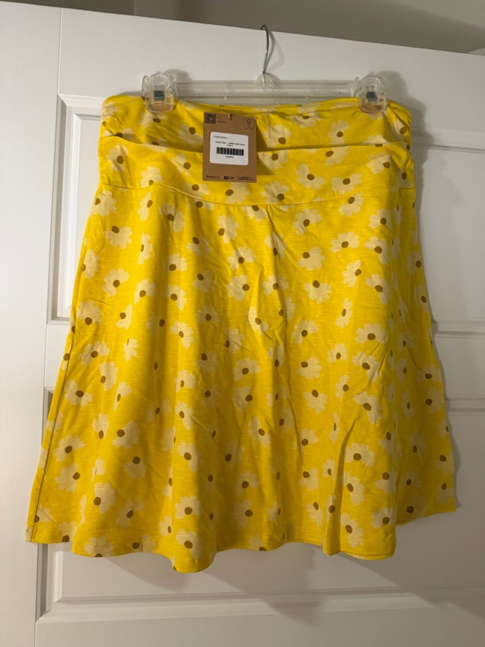NWT Toad & Co Yellow Floral A-Line Skirt